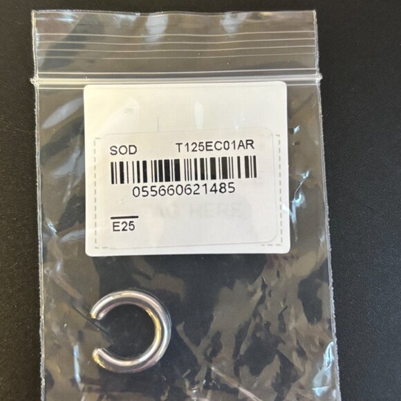MIA 10mm hoops and 1 ear cuff. Stainless steel - stays silver forever! - NWT - Picture 5 of 6